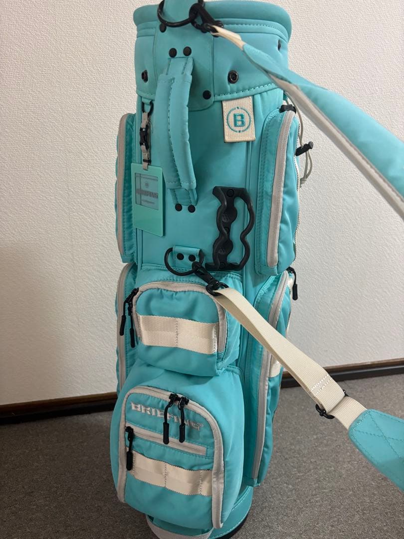 BRIEFING キャディバッグ AQUA限定色