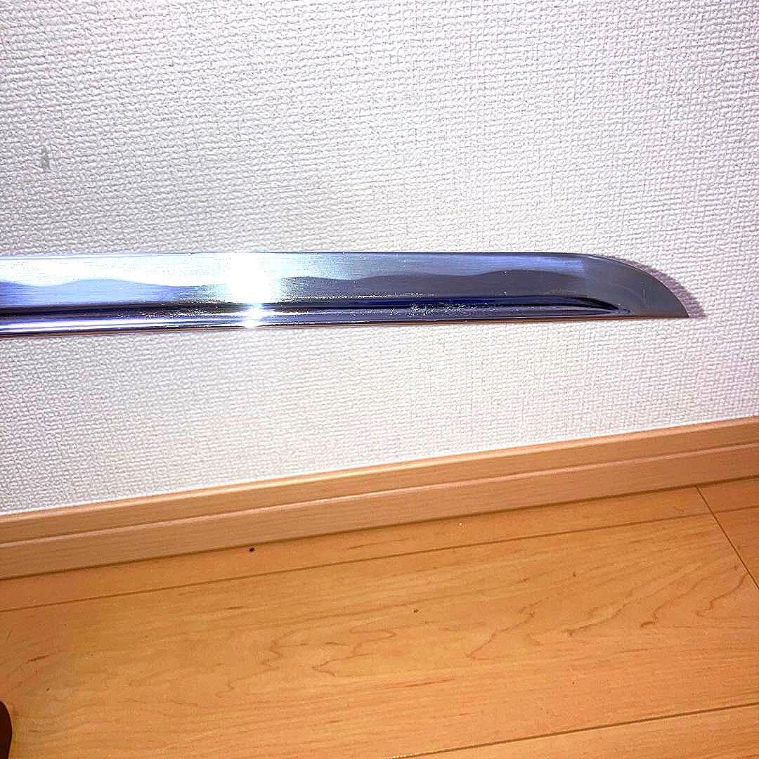 鑑賞用模造刀 大刀 模造刀用拵え 黒刷毛目塗り鞘