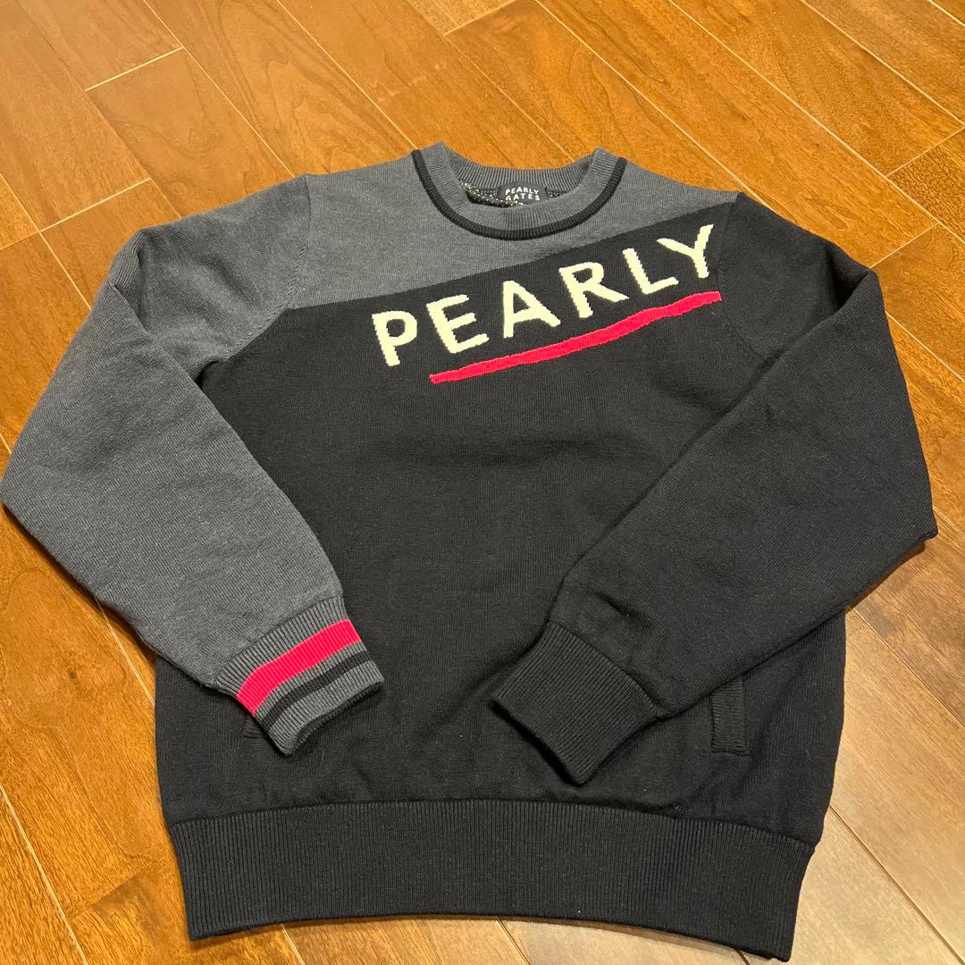 パーリーゲイツ　ロゴセーター　ニット　2024モデル　防寒