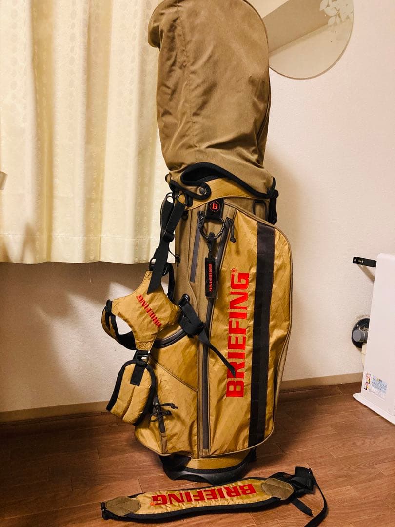 ★BRIEFING スタンド式キャディバッグ CR-4 #01 X-PAC 希少