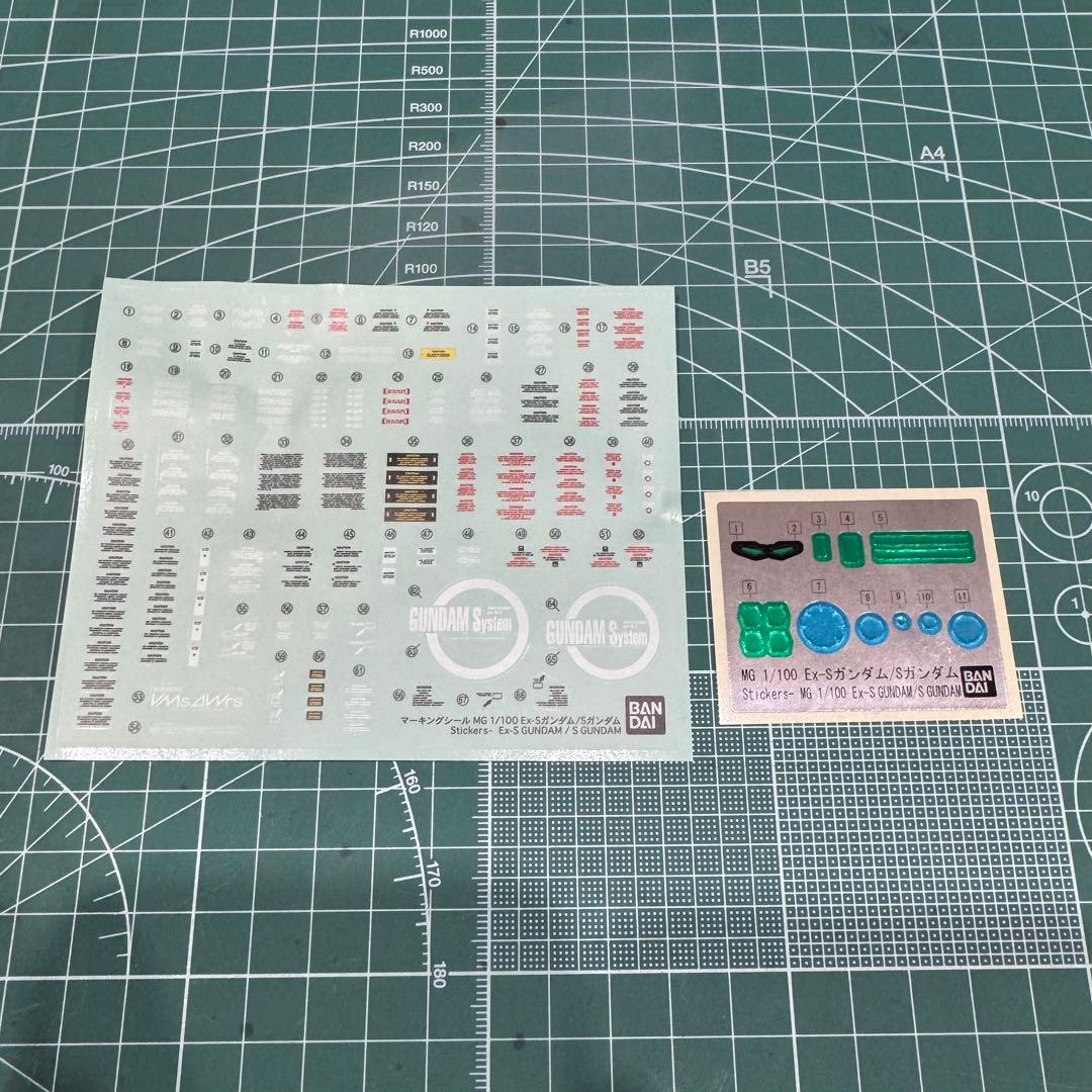 【シン】【素組み】MG 1/100 Ex-Sガンダム/Sガンダム FAZZ
