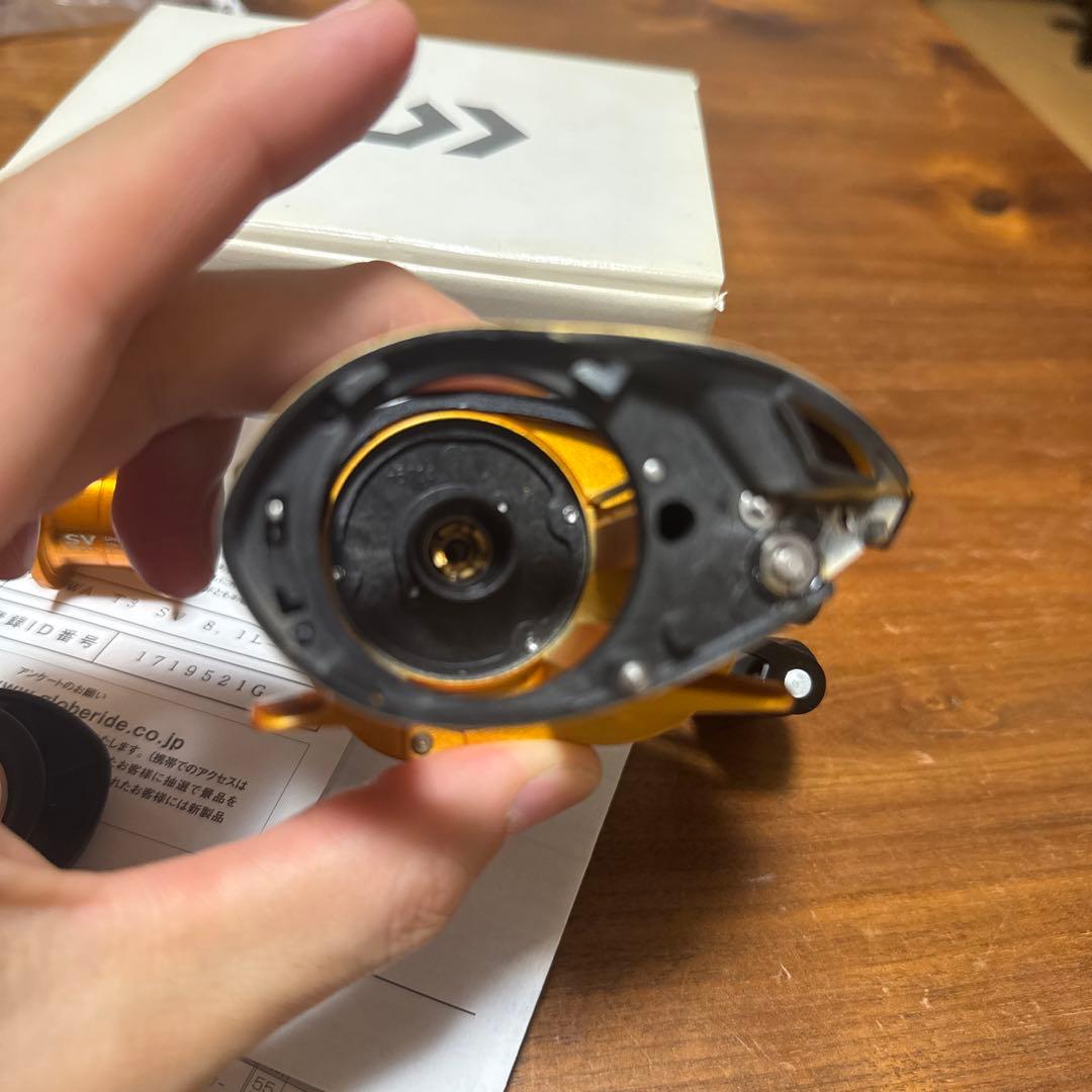 隣*ん様 ダイワ　T3 SV8.1L-TW ベイトリール 左巻き