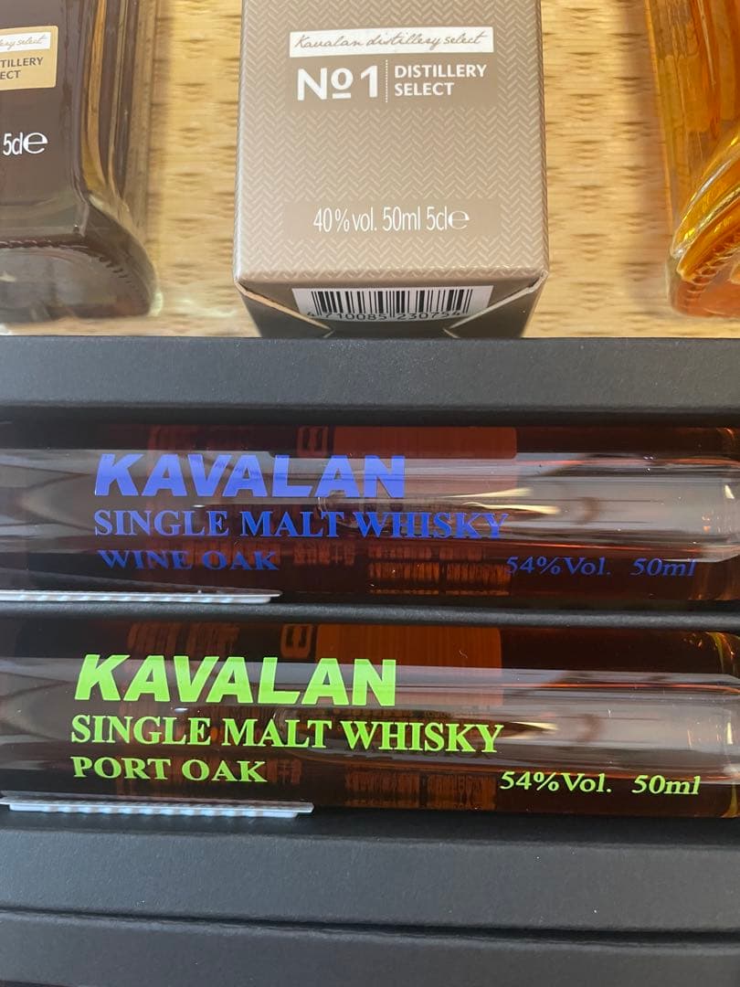 KAVALANカバラン　ミニボトル　ディスティラリーセレクト　ウイスキー　６点