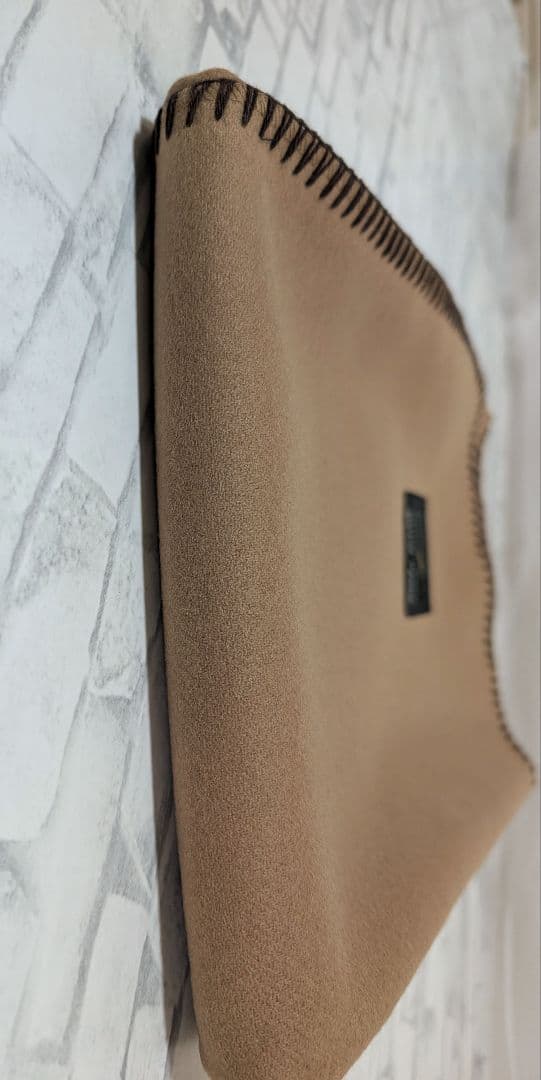 新品未使用 高級ラムウール100％ ブランケット キャメル 大垣ファクトリー