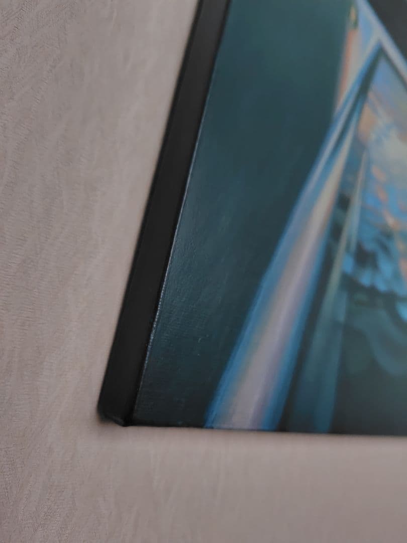 絵画 アクリル アート インテリア おしゃれ　風景画　水滴　一点物　作家物　写実