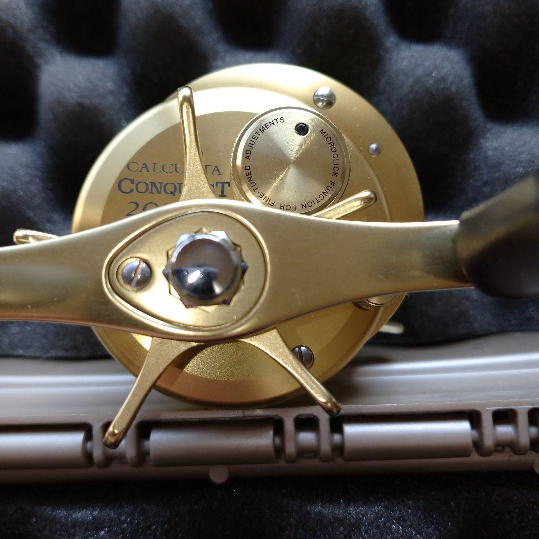 初代 カルカッタコンクエスト201 左巻き 極美品 カルコン201 シマノ