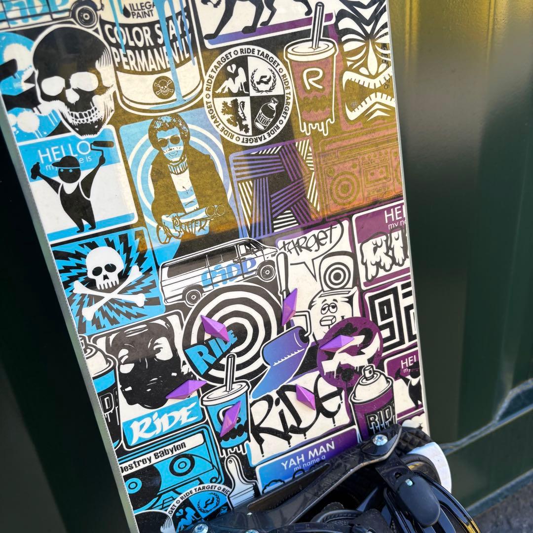 Ride Target スノーボード 約150cm ビンディング付き　LX