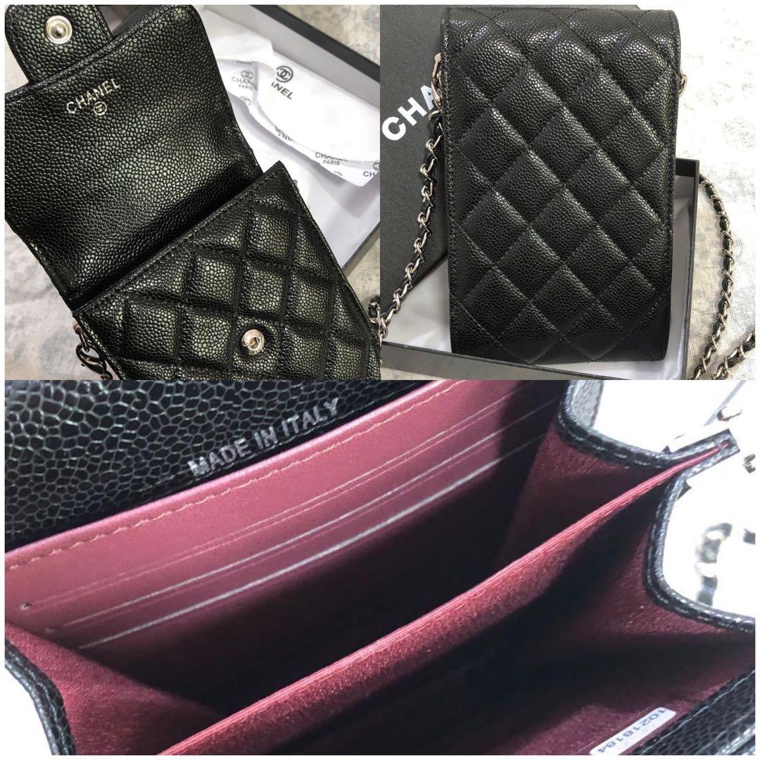 新品CHANEL シャネル ノベルティ スマホショルダー チェーンポーチ