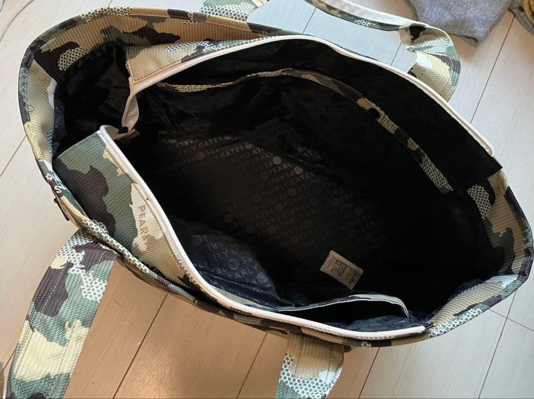 PEARLY GATES パーリーゲイツ 迷彩カモフラージュ柄 ロッカーバッグ