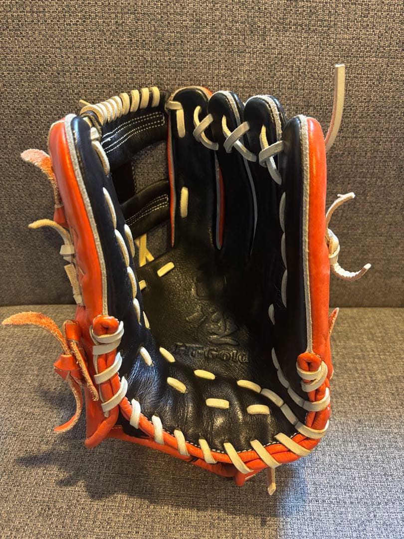 【黒縁メガネ】ハイゴールド 限定 野球 軟式グローブ OKG-736SP