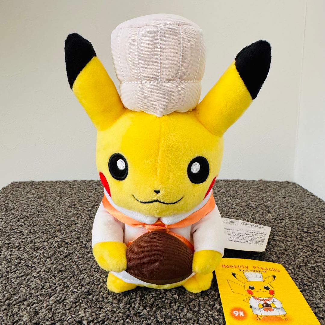 【タグ付•美品】マンスリーピカチュウ　ぬいぐるみ　2015年 9月
