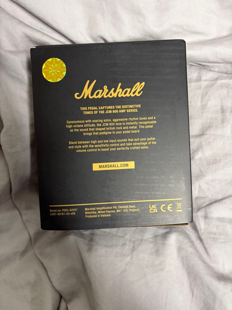ギター Marshall JCM800 Overdrive Pedal