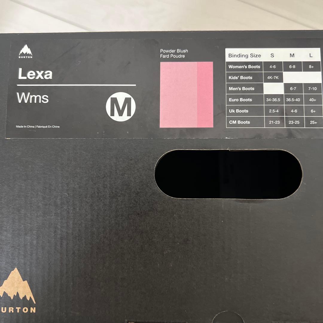 【新品】Burton レディース　ビンディング　レクサ Re:Flex Ｍサイズ