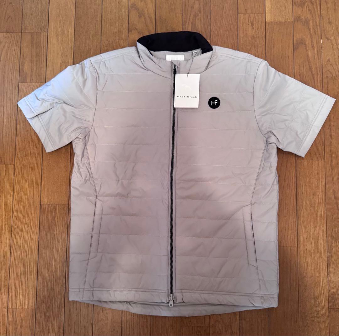 Heal Creek ショートスリーブジャケット ライトグレー