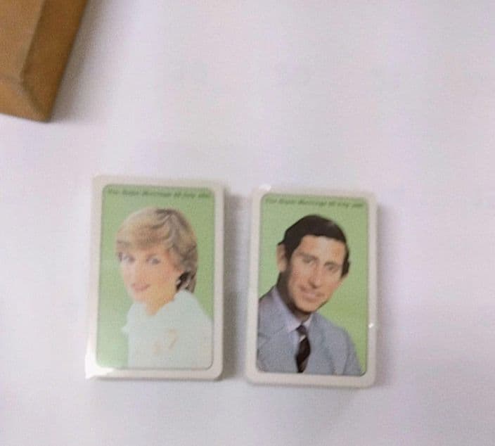 ダイアナ　チャールズ　成婚記念トランプ　VINTAGE