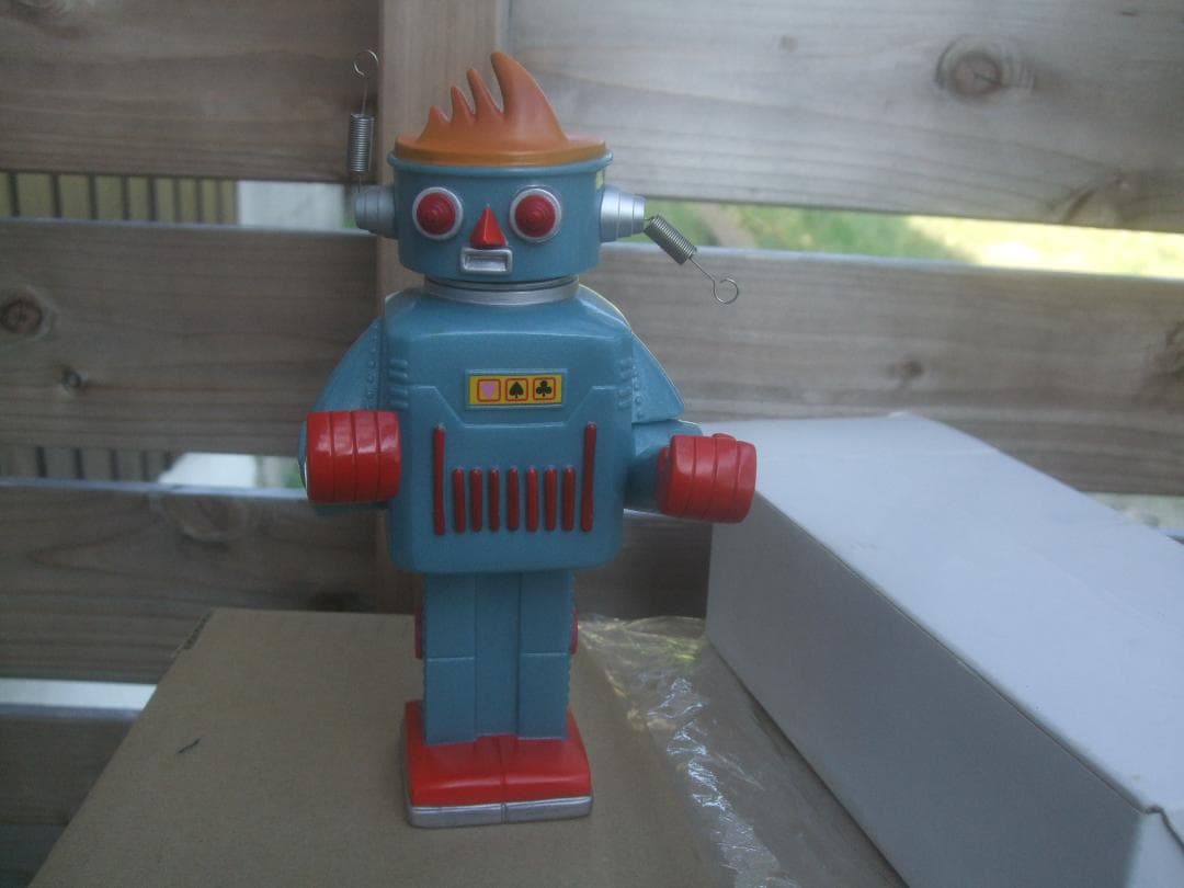 アートネイチャー★販促品ロボット貯金箱★箱付・未使用