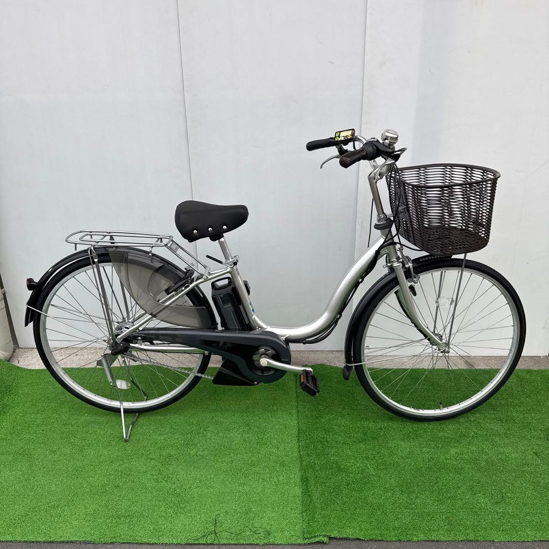 YAMAHAヤマハ電動アシスト自転車26インチ 12.3Ah シルバー