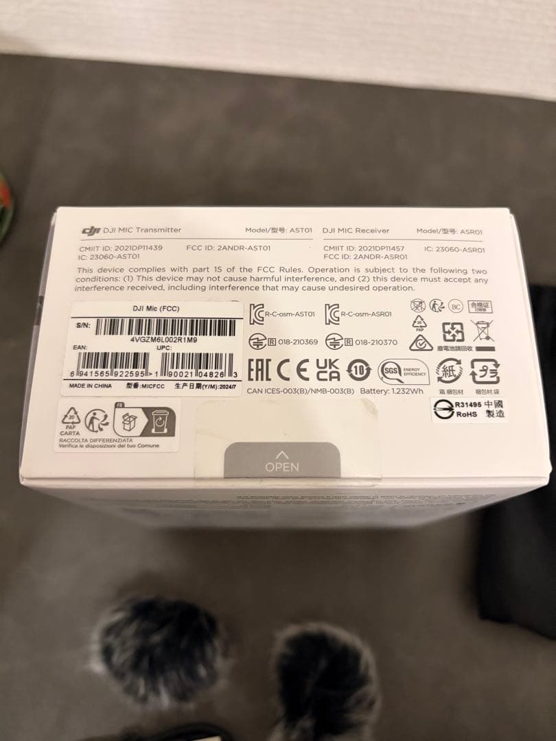 定価37400円 DJI Mic ワイヤレスマイク 2TX+1RX 美品