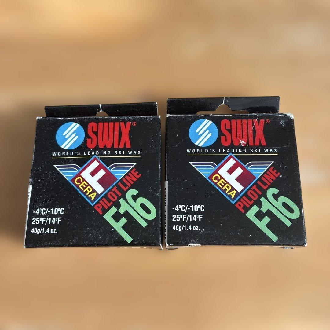 SWIX F16 スキーワックス 40g2個