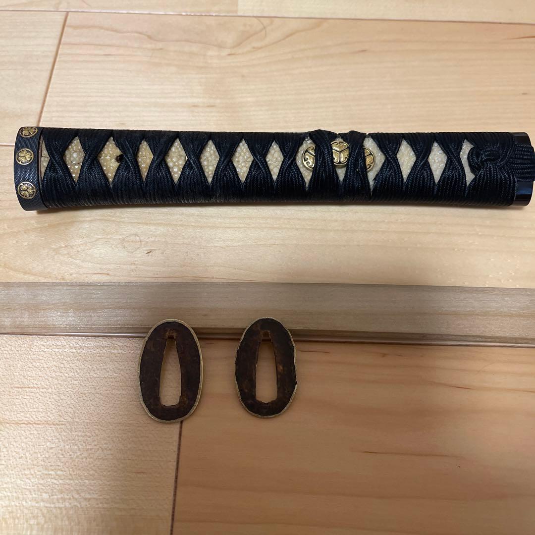 【GW期間特別価格】拵: 打刀拵　縁頭:葵紋　目貫葵紋　拵え