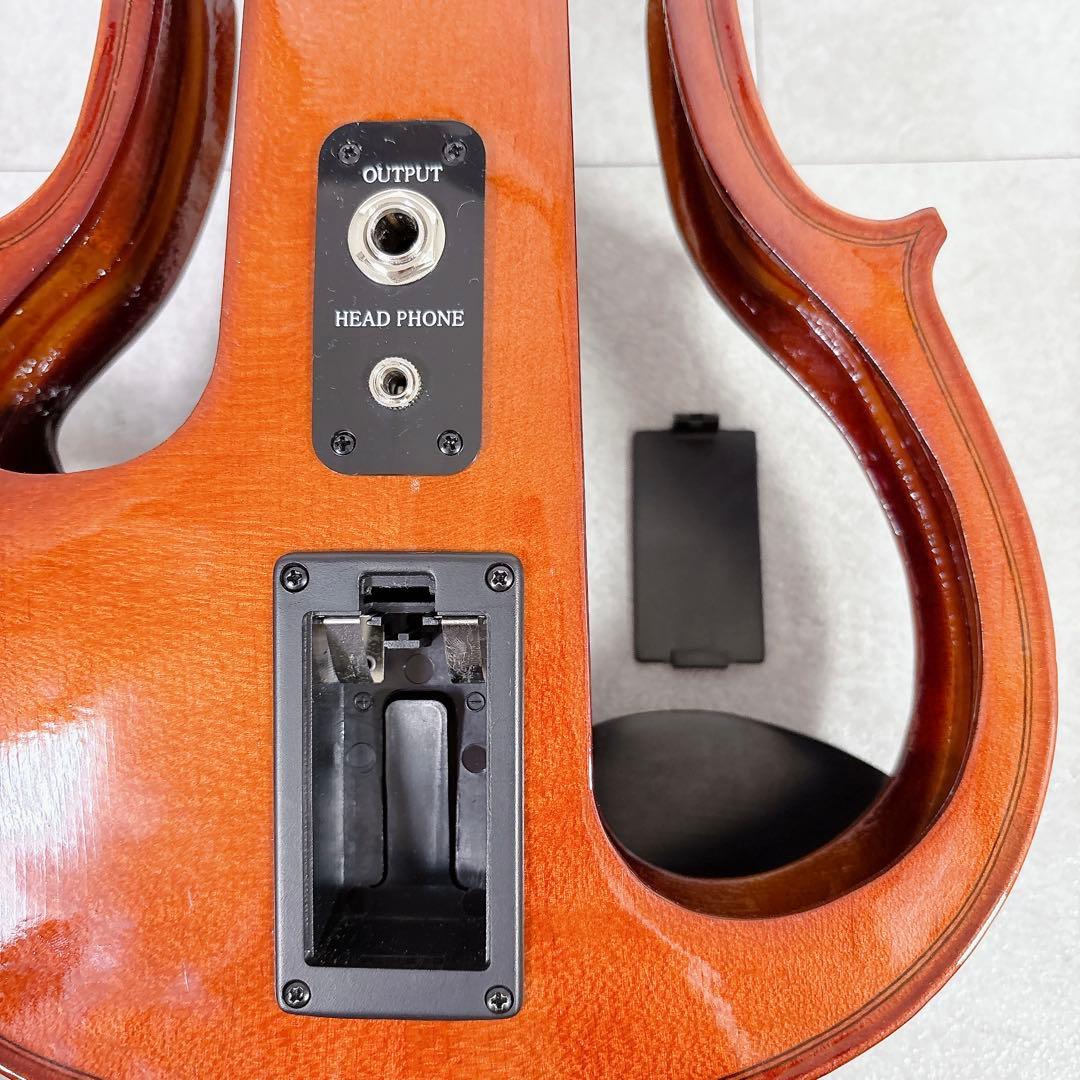 V589 カルロ・ジョルダーノ CV-210E エレキ バイオリン サイレント