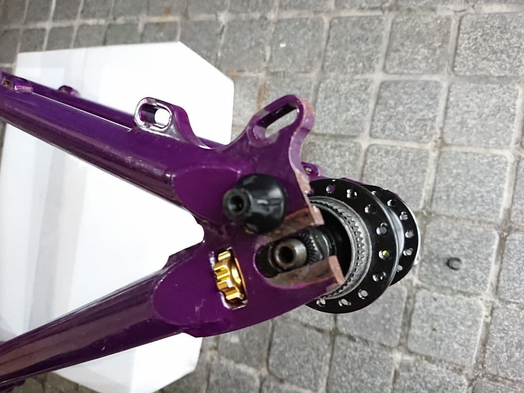 【訳あり・改造あり】 LAST BIKES RUFUS フレーム ダートジャンプ