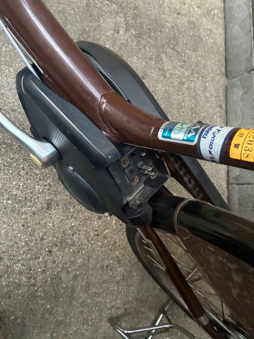 引き取り希望 YAMAHA Assista 電動アシスト自転車 前カゴ付き26