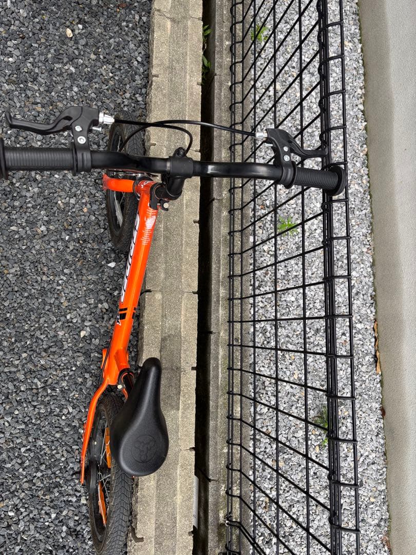 STRIDER 14x オレンジ バランスバイク レバー式ブレーキ