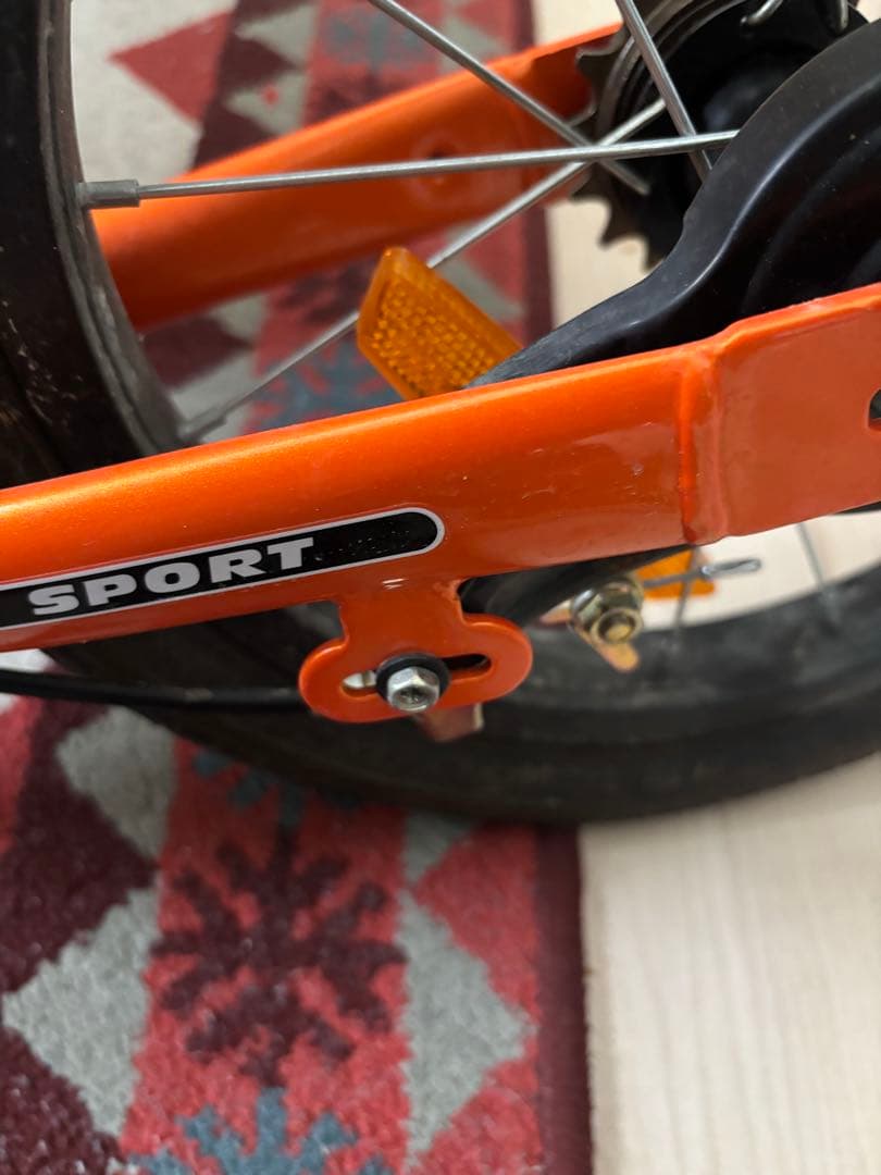 STRIDER 14x オレンジ バランスバイク レバー式ブレーキ