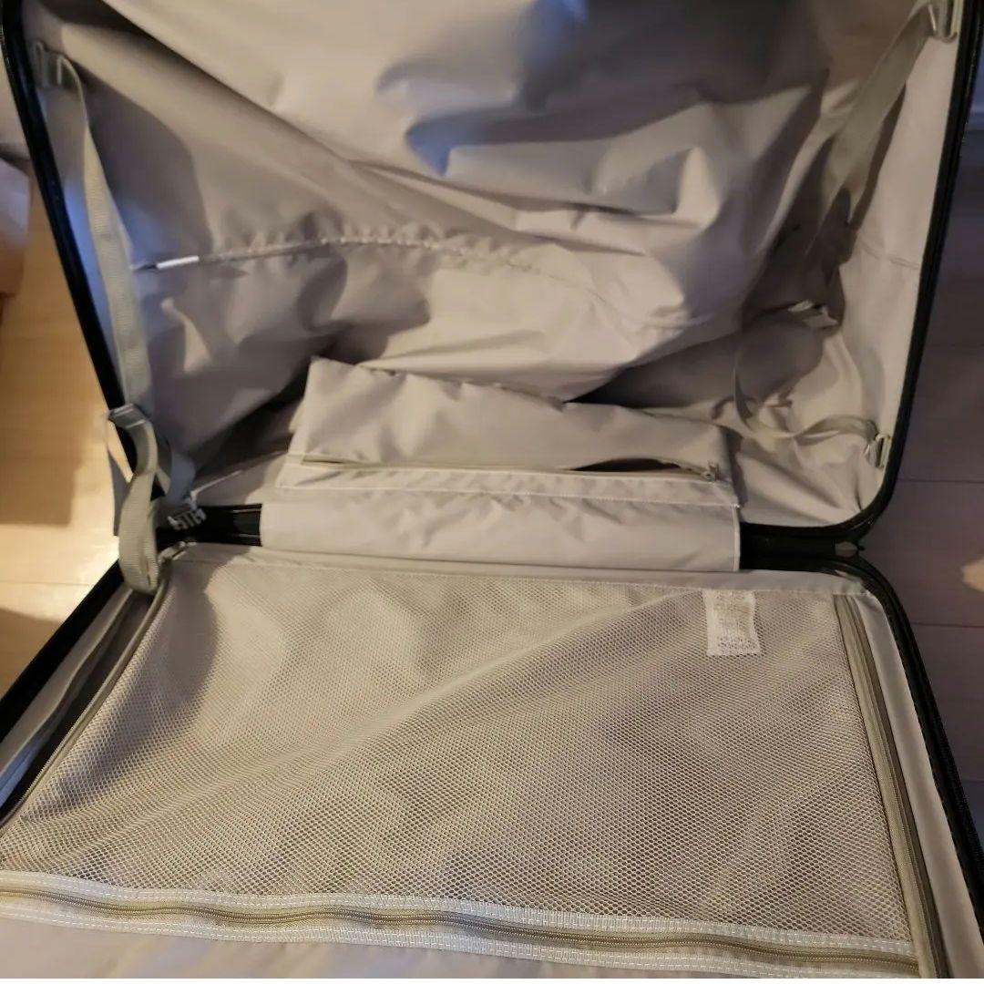 【美品】キャリーカート スーツケース 青 紫 96L　サンコー鞄