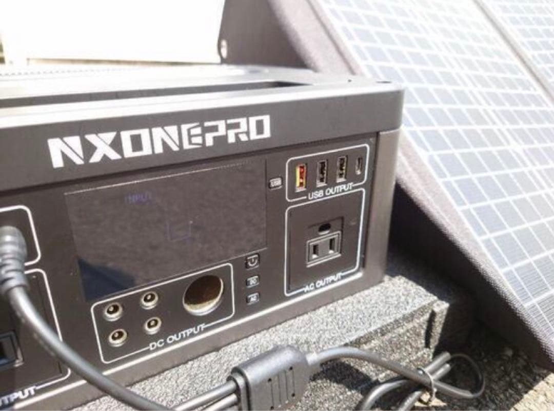 ☆ポータブル電源 NXONEPRO＆ソーラーパネル PAXCESS 2点セット