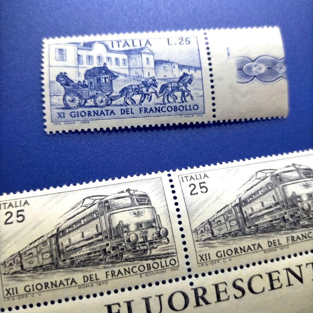 3479 外国切手 イタリア 1960~70年頃 切手の日 シリーズ