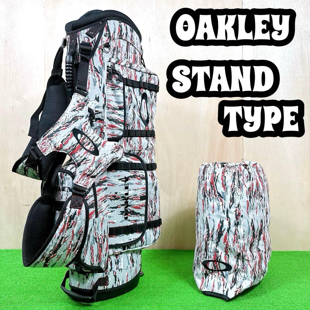 【極美品】 OAKLEY オークリー キャディバッグ スタンド式 軽量 カモフラ