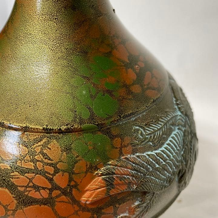 FZ02⑥ 高岡銅器 鋳造花瓶