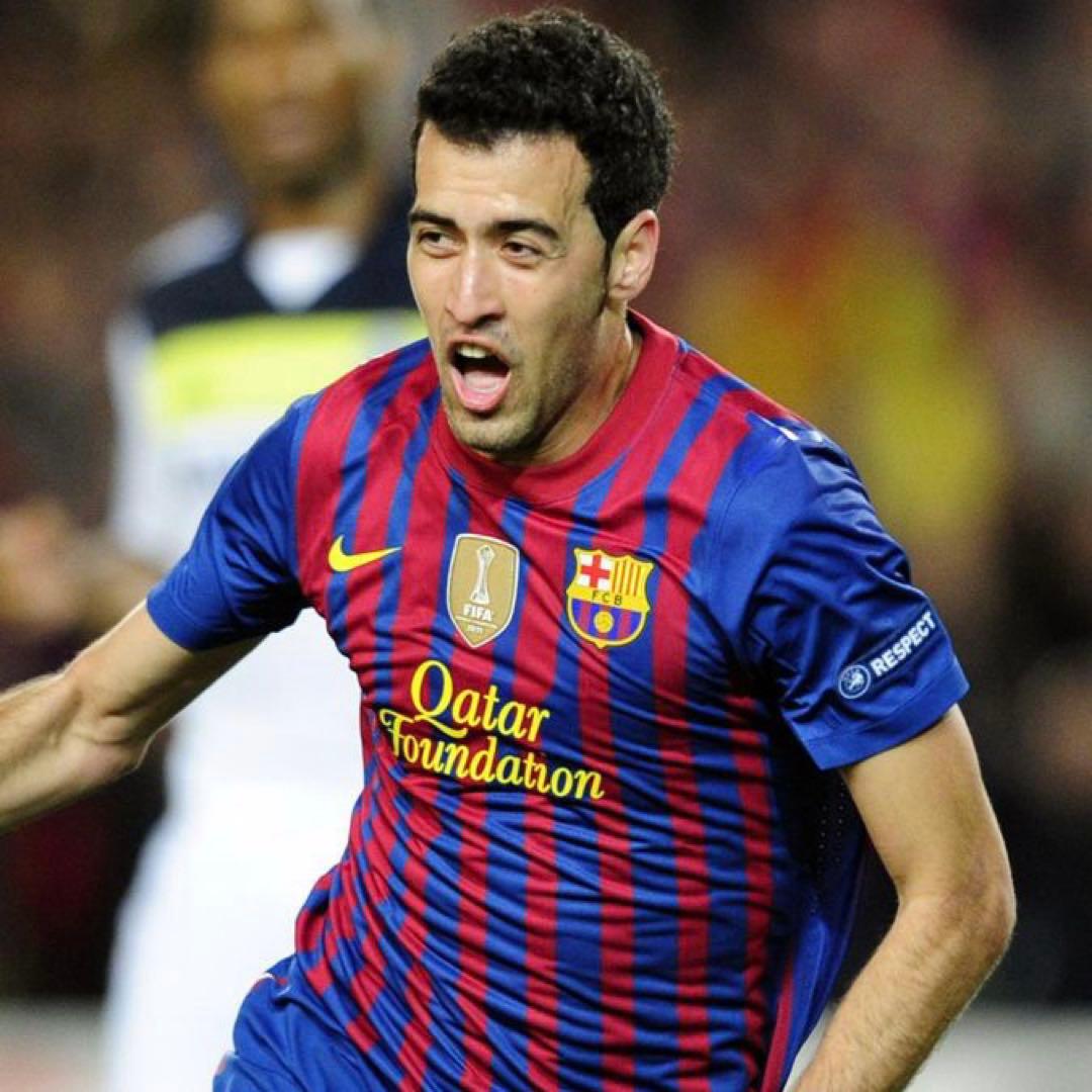 NIKE 11-12 バルセロナ 長袖 ユニフォーム #16 セルヒオ ブスケツ