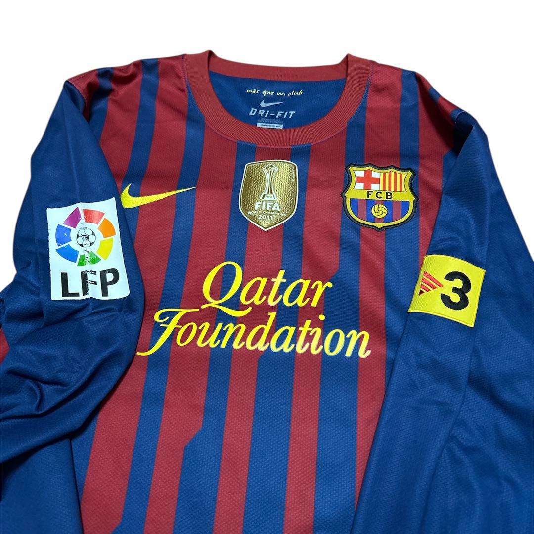 NIKE 11-12 バルセロナ 長袖 ユニフォーム #16 セルヒオ ブスケツ