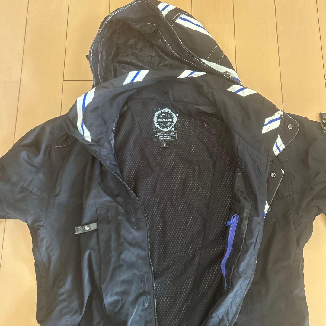 X-nix メンズ　スキー、スノーボードウエア　メンズつなぎ　サイズS