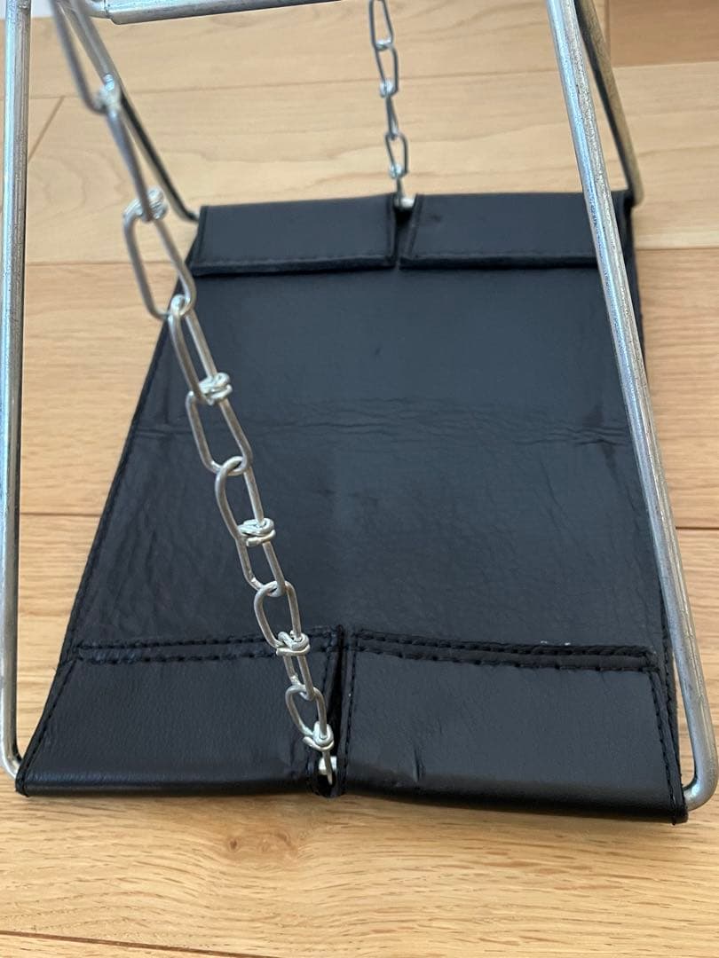 wanderout stool ヌメ、ブラック　２脚セット