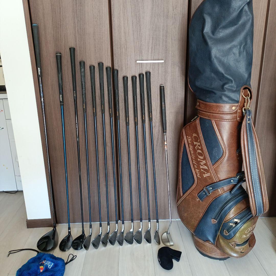 ゴルフクラブセットバッグ付け 13本 右利用