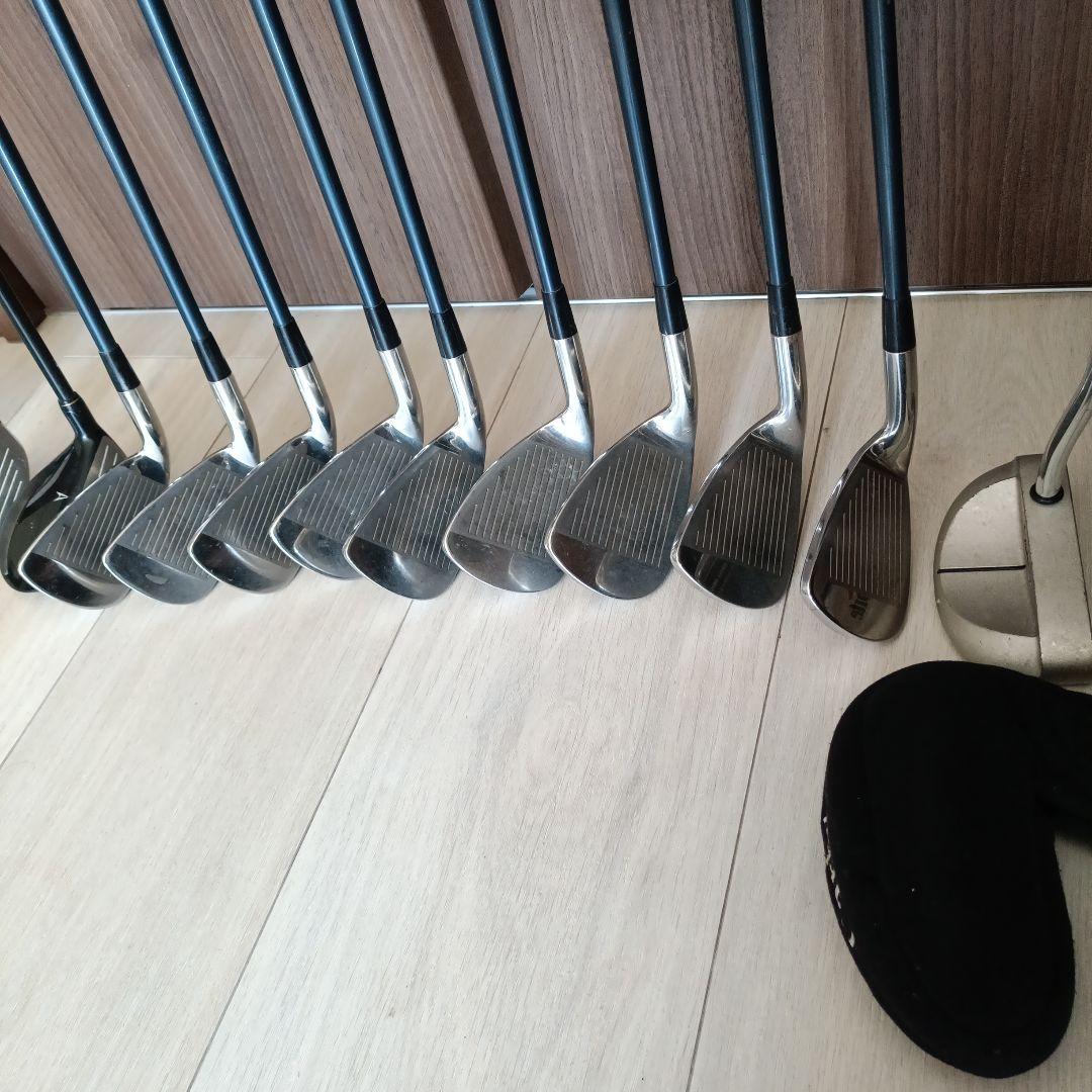 ゴルフクラブセットバッグ付け 13本 右利用