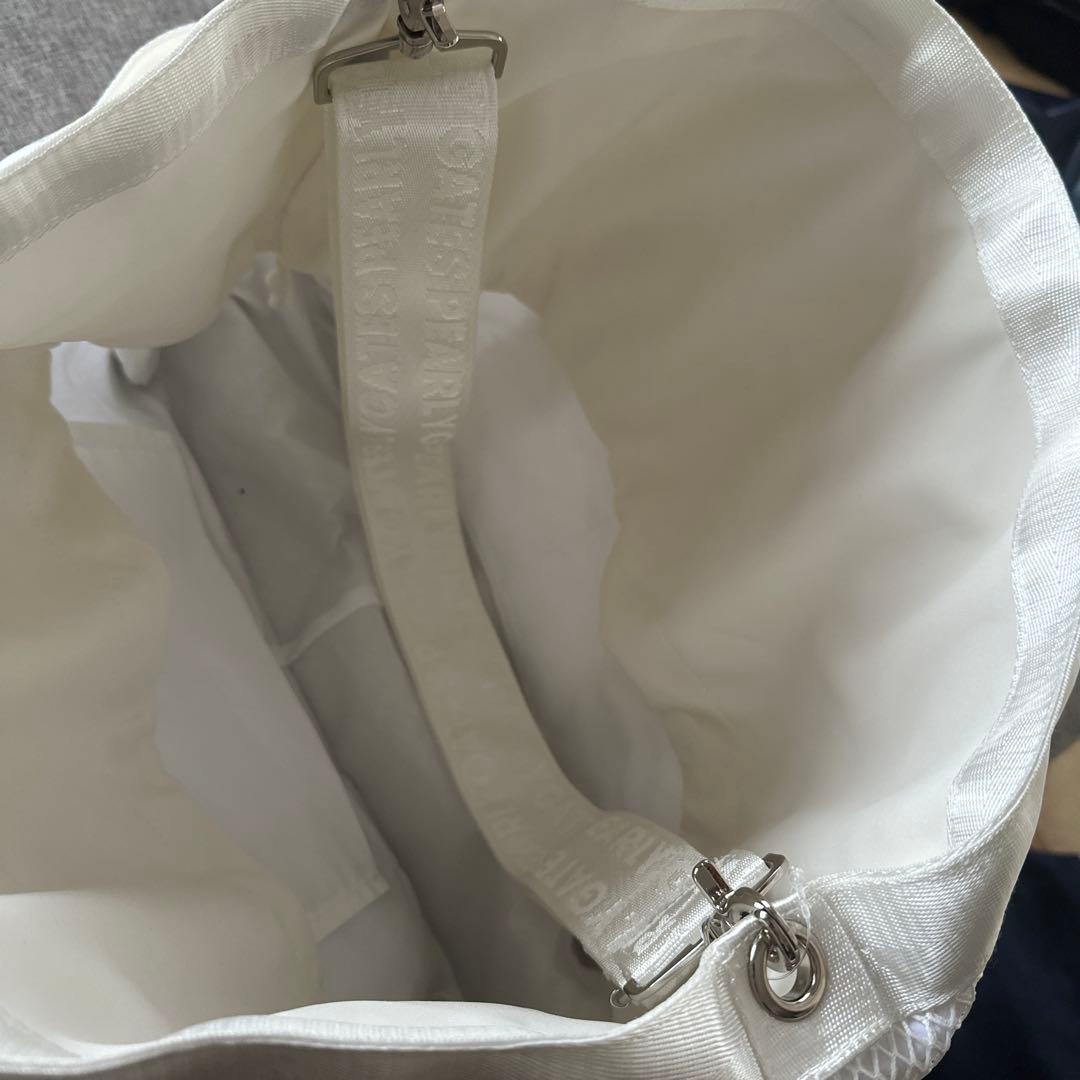 アサヒ　PEARLY GATES ゴルフバッグ ホワイト/ターコイズ