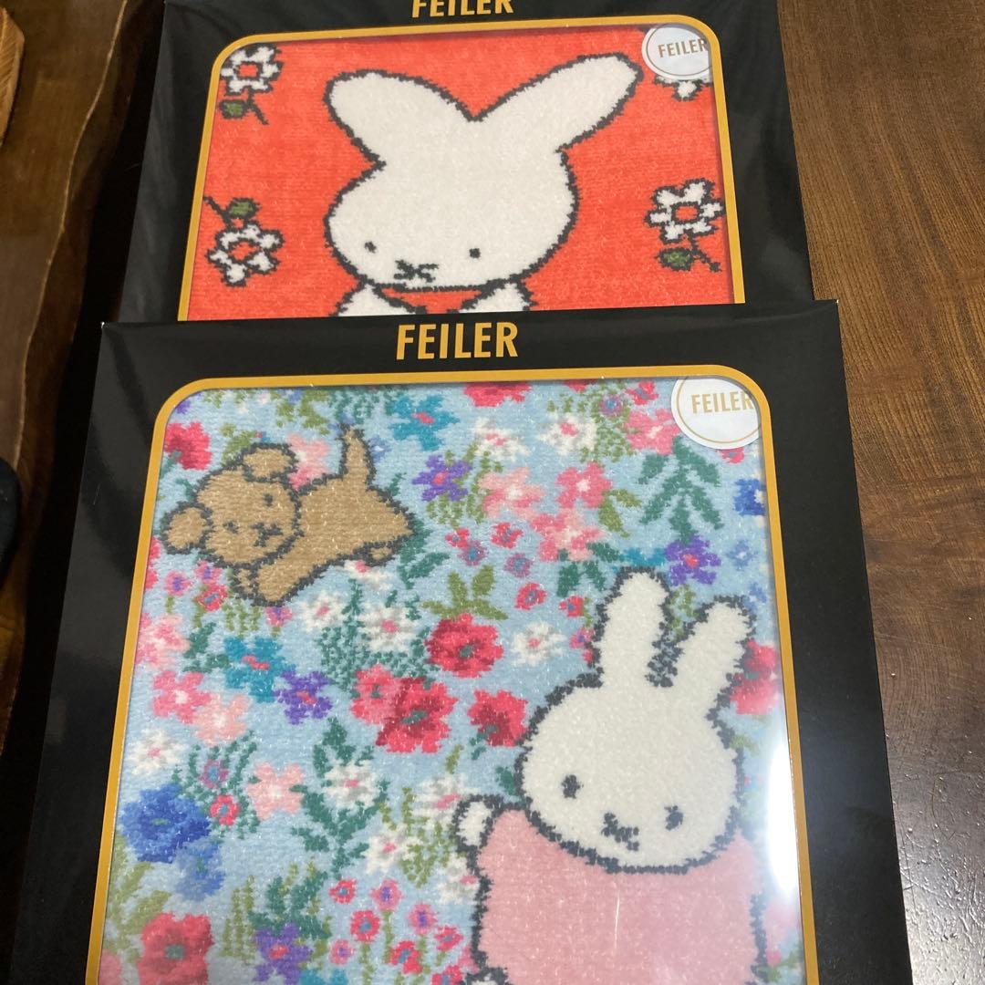 FEILER ミッフィー ハンカチ　2枚セット