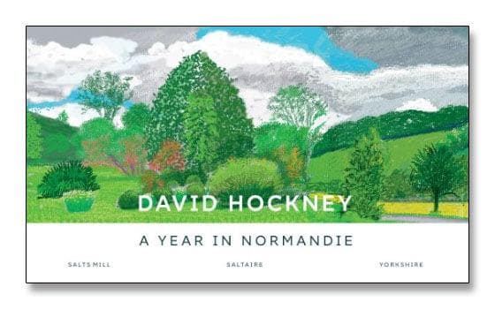 ポスター/A Year in Normandie Trees/デビットホックニー