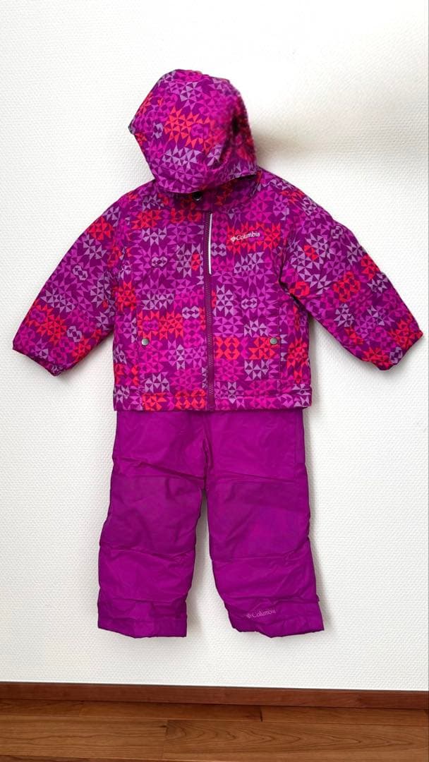 【美品】Columbia　スノーウェア（上下） 90cm-110cm