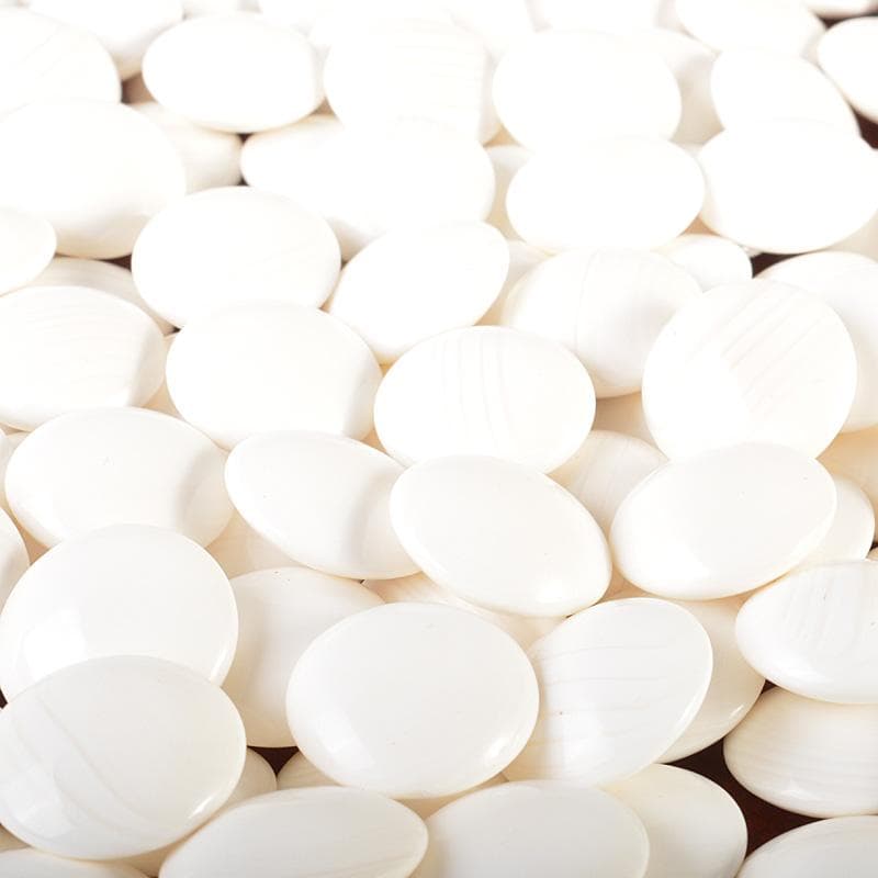 囲碁　碁石　日向特製　本蛤碁石　那智黒碁石　34号　V　R7270