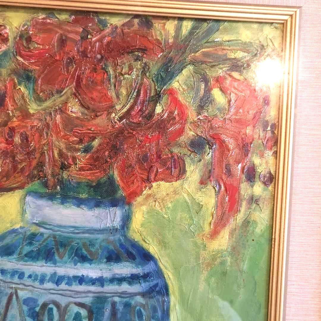 vintage ビンテージ m.sato 絵画油絵 作家