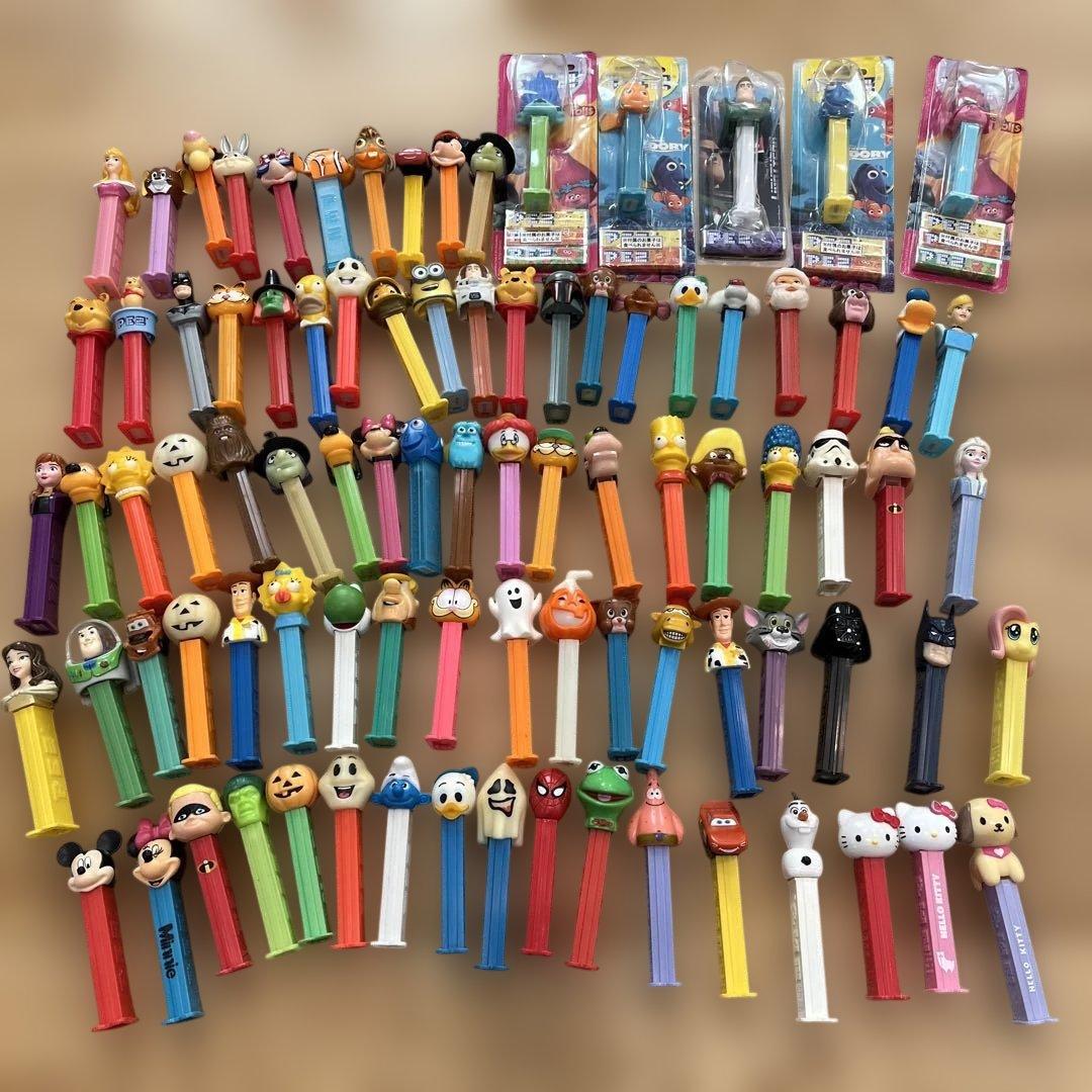 激レア PEZディスペンサー 80個以上 キャラクターセット ビンテージ 大量