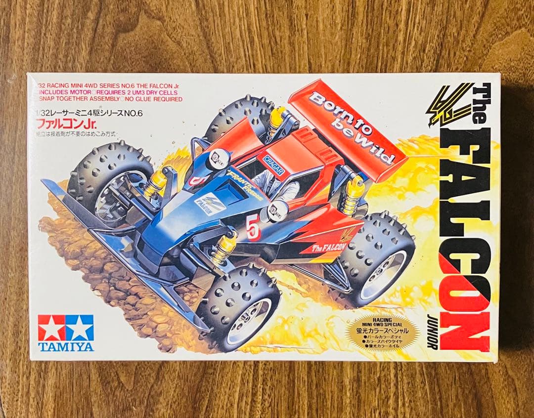 タミヤ レーサーミニ四駆 ファルコンJr. 蛍光カラースペシャル