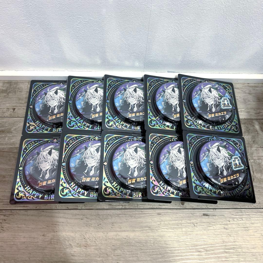 終わりのセラフ 百夜ミカエラ バースデイ 缶バッジ