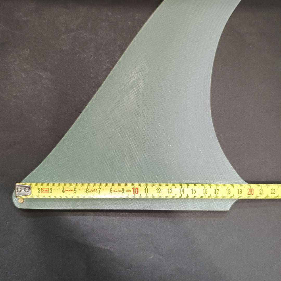 10,5インチ センターフィン　シングルフィン　ロングボード　ファイバーグラス製